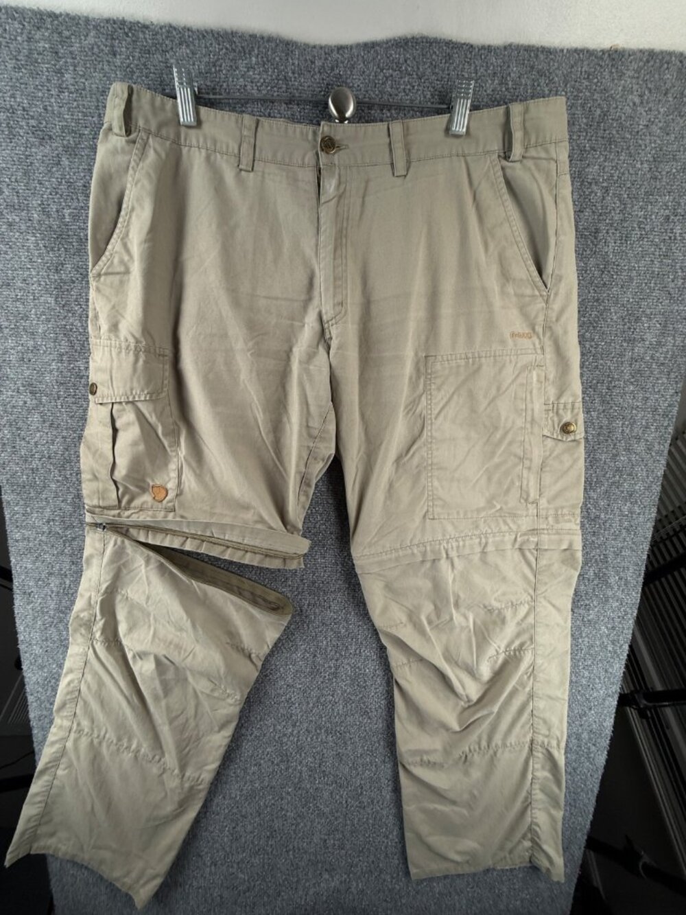 Fjallraven Karl Zip Off Regular Low Convertible Hiking Pants US 37 ACTL 38X32